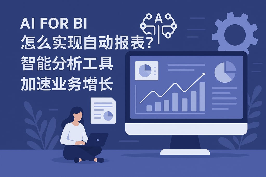 AI For BI怎么实现自动报表？智能分析工具加速业务增长